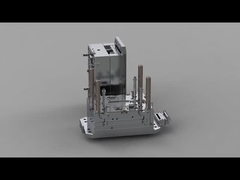 غطاء بطارية هاتف شفاف مقاوم لثلاثة أشخاص (1 * 1) / عداء ساخن / قالب ثلاثي الألواح رقم 23691 و 23692