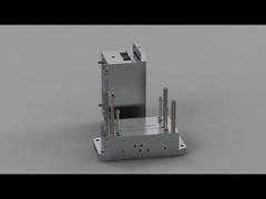 مفاتيح راوتر شفافة (1 * 4) / عداء بارد / قالب ثلاثي اللوحات رقم 23894 & 23895